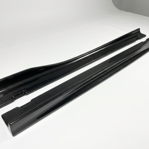 Universal Carbon Fiber Side Skirts Extensions (Pair)
